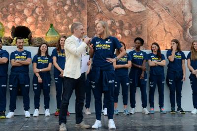 CONEGLIANO 23 09 2018 LEGAVOLLEY CAMPIONATO  2018-2019  PROSECCO DOC IMOCO - PRESENTAZIONE SQUADRA PIAZZA CIMA