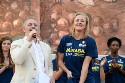 CONEGLIANO 23 09 2018 LEGAVOLLEY CAMPIONATO  2018-2019  PROSECCO DOC IMOCO - PRESENTAZIONE SQUADRA PIAZZA CIMA