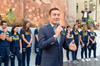 CONEGLIANO 23 09 2018 LEGAVOLLEY CAMPIONATO  2018-2019  PROSECCO DOC IMOCO - PRESENTAZIONE SQUADRA PIAZZA CIMA
