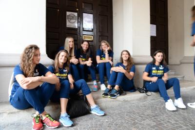 CONEGLIANO 23 09 2018 LEGAVOLLEY CAMPIONATO  2018-2019  PROSECCO DOC IMOCO - PRESENTAZIONE SQUADRA PIAZZA CIMA