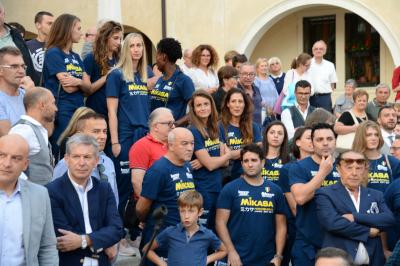 CONEGLIANO 23 09 2018 LEGAVOLLEY CAMPIONATO  2018-2019  PROSECCO DOC IMOCO - PRESENTAZIONE SQUADRA PIAZZA CIMA