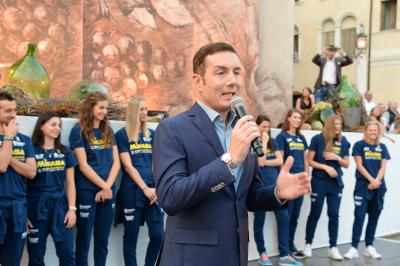CONEGLIANO 23 09 2018 LEGAVOLLEY CAMPIONATO  2018-2019  PROSECCO DOC IMOCO - PRESENTAZIONE SQUADRA PIAZZA CIMA