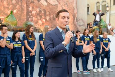CONEGLIANO 23 09 2018 LEGAVOLLEY CAMPIONATO  2018-2019  PROSECCO DOC IMOCO - PRESENTAZIONE SQUADRA PIAZZA CIMA