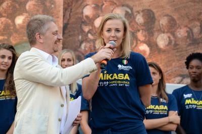 CONEGLIANO 23 09 2018 LEGAVOLLEY CAMPIONATO  2018-2019  PROSECCO DOC IMOCO - PRESENTAZIONE SQUADRA PIAZZA CIMA
