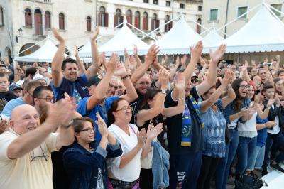 CONEGLIANO 23 09 2018 LEGAVOLLEY CAMPIONATO  2018-2019  PROSECCO DOC IMOCO - PRESENTAZIONE SQUADRA PIAZZA CIMA