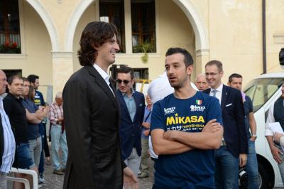 CONEGLIANO 23 09 2018 LEGAVOLLEY CAMPIONATO  2018-2019  PROSECCO DOC IMOCO - PRESENTAZIONE SQUADRA PIAZZA CIMA
