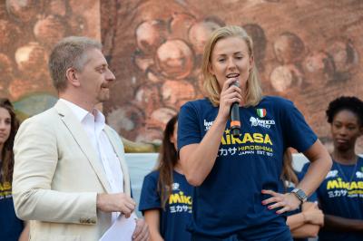 CONEGLIANO 23 09 2018 LEGAVOLLEY CAMPIONATO  2018-2019  PROSECCO DOC IMOCO - PRESENTAZIONE SQUADRA PIAZZA CIMA