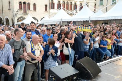CONEGLIANO 23 09 2018 LEGAVOLLEY CAMPIONATO  2018-2019  PROSECCO DOC IMOCO - PRESENTAZIONE SQUADRA PIAZZA CIMA