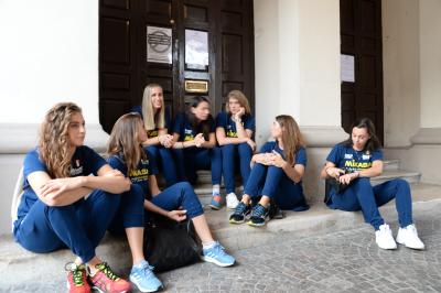 CONEGLIANO 23 09 2018 LEGAVOLLEY CAMPIONATO  2018-2019  PROSECCO DOC IMOCO - PRESENTAZIONE SQUADRA PIAZZA CIMA