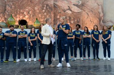 CONEGLIANO 23 09 2018 LEGAVOLLEY CAMPIONATO  2018-2019  PROSECCO DOC IMOCO - PRESENTAZIONE SQUADRA PIAZZA CIMA