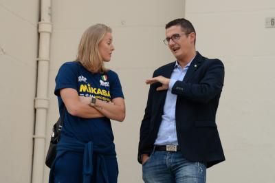 CONEGLIANO 23 09 2018 LEGAVOLLEY CAMPIONATO  2018-2019  PROSECCO DOC IMOCO - PRESENTAZIONE SQUADRA PIAZZA CIMA