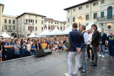 CONEGLIANO 23 09 2018 LEGAVOLLEY CAMPIONATO  2018-2019  PROSECCO DOC IMOCO - PRESENTAZIONE SQUADRA PIAZZA CIMA