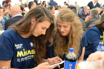 SAN BIAGIO DI CALLALTA 30 09 2018 LEGAVOLLEY CAMPIONATO  2018-2019  PROSECCO DOC IMOCO - PRANZO AZIENDA ANTONIO CARRARO