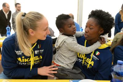 SAN BIAGIO DI CALLALTA 30 09 2018 LEGAVOLLEY CAMPIONATO  2018-2019  PROSECCO DOC IMOCO - PRANZO AZIENDA ANTONIO CARRARO