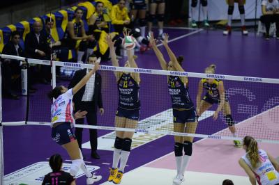 TREVISO 10 11 2018 LEGAVOLLEY SUPOERCOPPA  2018-2019  PROSECCO DOC IMOCO - IGOR GORGONZOLA NOVARA