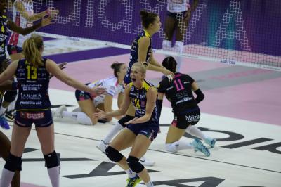 TREVISO 10 11 2018 LEGAVOLLEY SUPOERCOPPA  2018-2019  PROSECCO DOC IMOCO - IGOR GORGONZOLA NOVARA