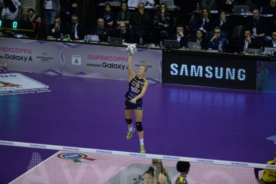 TREVISO 10 11 2018 LEGAVOLLEY SUPOERCOPPA  2018-2019  PROSECCO DOC IMOCO - IGOR GORGONZOLA NOVARA