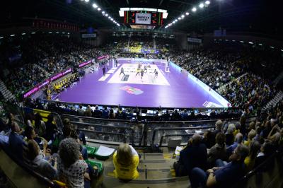 TREVISO 10 11 2018 LEGAVOLLEY SUPOERCOPPA  2018-2019  PROSECCO DOC IMOCO - IGOR GORGONZOLA NOVARA