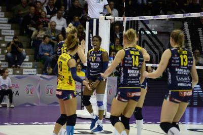 TREVISO 10 11 2018 LEGAVOLLEY SUPOERCOPPA  2018-2019  PROSECCO DOC IMOCO - IGOR GORGONZOLA NOVARA