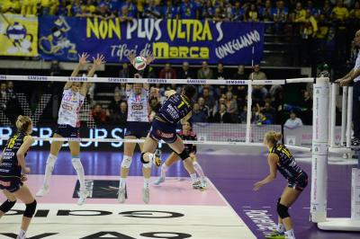 TREVISO 10 11 2018 LEGAVOLLEY SUPOERCOPPA  2018-2019  PROSECCO DOC IMOCO - IGOR GORGONZOLA NOVARA