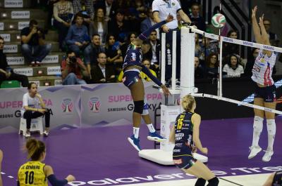 TREVISO 10 11 2018 LEGAVOLLEY SUPOERCOPPA  2018-2019  PROSECCO DOC IMOCO - IGOR GORGONZOLA NOVARA