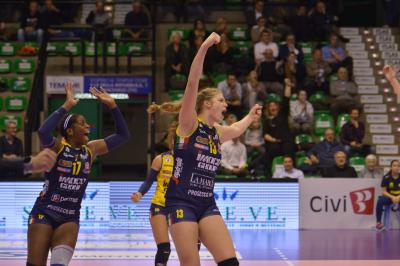 TREVISO 14 11 2018 LEGAVOLLEY CAMPIONATO 2018-2019  PROSECCO DOC IMOCO - BERGAMO