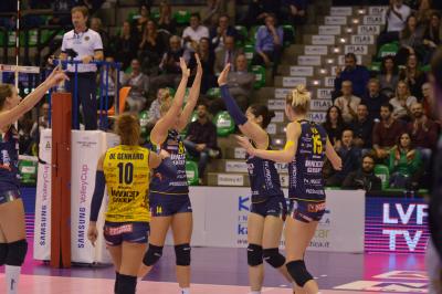 TREVISO 28 11 2018 LEGAVOLLEY CAMPIONATO 2018-2019  PROSECCO DOC IMOCO - IGOR GORGONZOLA NOVARA