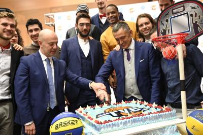 TREVISO 20 12 2018 LNP CAMPIONATO 2018-2019 DE LONGHI TREVISO BASKET - FESTA NATALE
