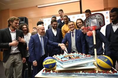 TREVISO 20 12 2018 LNP CAMPIONATO 2018-2019 DE LONGHI TREVISO BASKET - FESTA NATALE