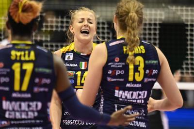 TREVISO 23 12 2018 LEGAVOLLEY CAMPIONATO 2018-2019  PROSECCO DOC IMOCO - BOSCA SAN BERNARDO CUNEO