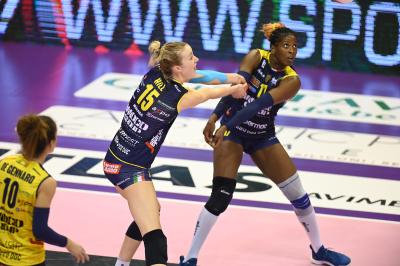 TREVISO 23 12 2018 LEGAVOLLEY CAMPIONATO 2018-2019  PROSECCO DOC IMOCO - BOSCA SAN BERNARDO CUNEO