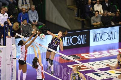 TREVISO 23 12 2018 LEGAVOLLEY CAMPIONATO 2018-2019  PROSECCO DOC IMOCO - BOSCA SAN BERNARDO CUNEO