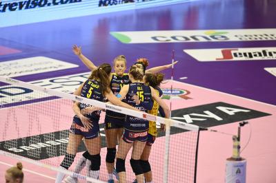 TREVISO 23 12 2018 LEGAVOLLEY CAMPIONATO 2018-2019  PROSECCO DOC IMOCO - BOSCA SAN BERNARDO CUNEO