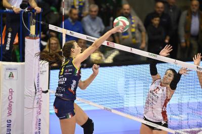 TREVISO 23 12 2018 LEGAVOLLEY CAMPIONATO 2018-2019  PROSECCO DOC IMOCO - BOSCA SAN BERNARDO CUNEO