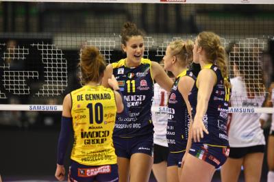 TREVISO 23 12 2018 LEGAVOLLEY CAMPIONATO 2018-2019  PROSECCO DOC IMOCO - BOSCA SAN BERNARDO CUNEO