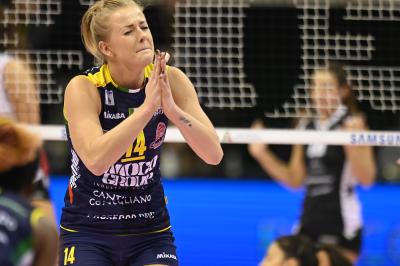 TREVISO 23 12 2018 LEGAVOLLEY CAMPIONATO 2018-2019  PROSECCO DOC IMOCO - BOSCA SAN BERNARDO CUNEO