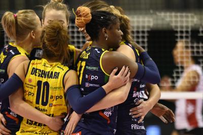 TREVISO 23 12 2018 LEGAVOLLEY CAMPIONATO 2018-2019  PROSECCO DOC IMOCO - BOSCA SAN BERNARDO CUNEO