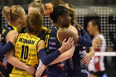 TREVISO 23 12 2018 LEGAVOLLEY CAMPIONATO 2018-2019  PROSECCO DOC IMOCO - BOSCA SAN BERNARDO CUNEO