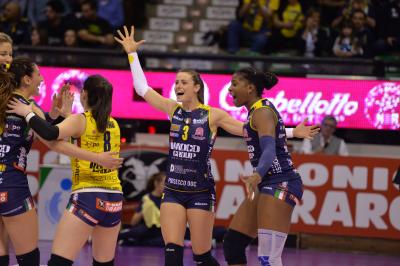 TREVISO 10 02 2019 LEGAVOLLEY CAMPIONATO 2018-2019  PROSECCO DOC IMOCO - REALE MURUA FENERA CHIERI