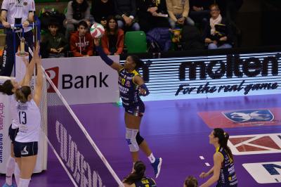 TREVISO 10 02 2019 LEGAVOLLEY CAMPIONATO 2018-2019  PROSECCO DOC IMOCO - REALE MURUA FENERA CHIERI