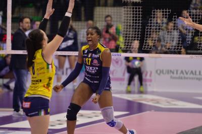TREVISO 10 02 2019 LEGAVOLLEY CAMPIONATO 2018-2019  PROSECCO DOC IMOCO - REALE MURUA FENERA CHIERI