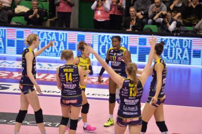 TREVISO 09 03 2019 LEGAVOLLEY CAMPIONATO 2018-2019  PROSECCO DOC IMOCO - IL BISONTE FIRENZE