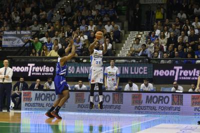 TREVISO 31 03 2019 LNP CAMPIONATO 2018-2019 DE LONGHI TREVISO BASKET - ROSETO SHARK