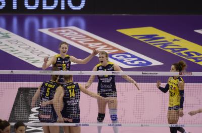 TREVISO 13 04 2019 LEGAVOLLEY PLAYOFF  2018-2019  PROSECCO DOC IMOCO - CUNEO