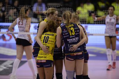 TREVISO 13 04 2019 LEGAVOLLEY PLAYOFF  2018-2019  PROSECCO DOC IMOCO - CUNEO