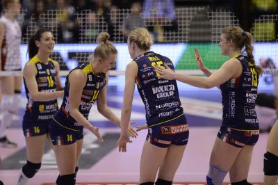 TREVISO 13 04 2019 LEGAVOLLEY PLAYOFF  2018-2019  PROSECCO DOC IMOCO - CUNEO
