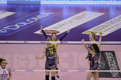 TREVISO 13 04 2019 LEGAVOLLEY PLAYOFF  2018-2019  PROSECCO DOC IMOCO - CUNEO