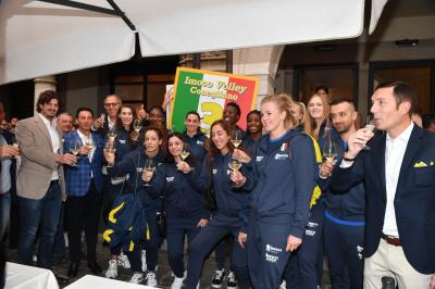 CONEGLIANO 22 09 2019 LEGAVOLLEY 2019-2020 PROSECCO DOC IMOCO  - PRESENTAZIONE SQUADRA PIAZZA CIME CONEGLIANO