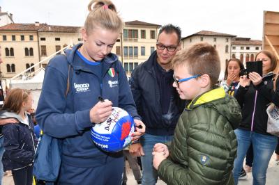 CONEGLIANO 22 09 2019 LEGAVOLLEY 2019-2020 PROSECCO DOC IMOCO  - PRESENTAZIONE SQUADRA PIAZZA CIME CONEGLIANO