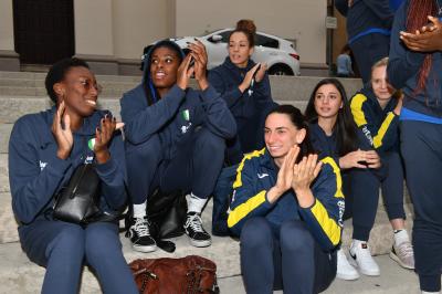 CONEGLIANO 22 09 2019 LEGAVOLLEY 2019-2020 PROSECCO DOC IMOCO  - PRESENTAZIONE SQUADRA PIAZZA CIME CONEGLIANO